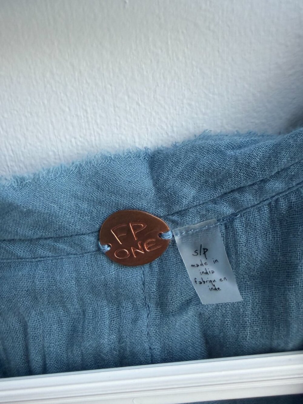Free People Blue T-shirt - Picture 3 of 3